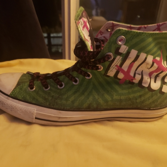 Green Day Converse sneakers IUNO - Picture 4 of 4